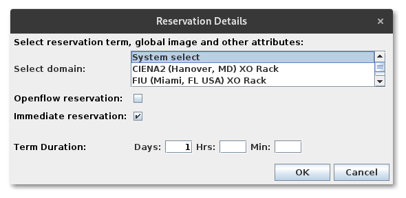 Flukes Duration Configuration