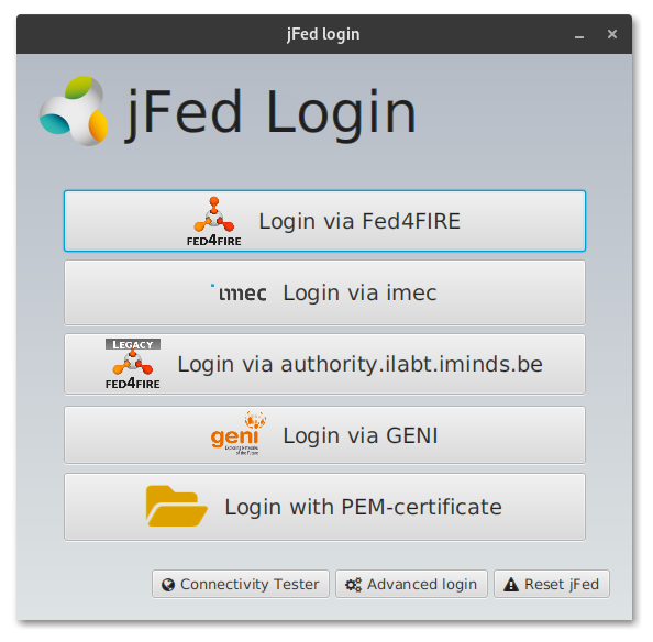 jFed Login