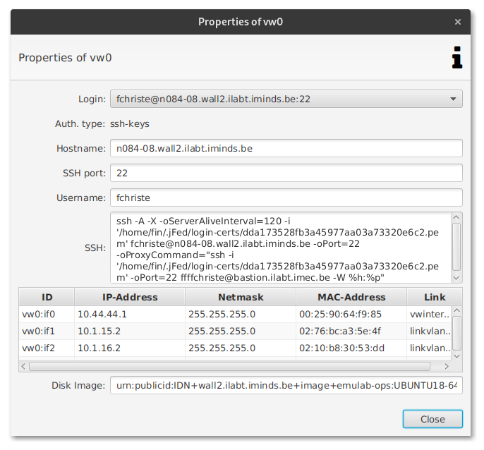 jFed Node Info